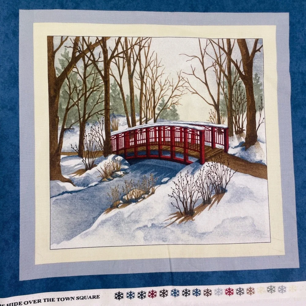 Moda‎ Town Square Fabric Bundle 9.75 yds Winter Christmas Quilt Kit Holly Taylor